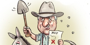 Bob Katter is getting into the mining game.