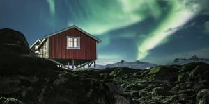 Norway,Lofoten Islands:See icy vistas in this Arctic Circle archipelago while staying in rorbu cabins