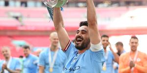 City captain Gundogan scored the fastest goal in FA Cup final history with a stunning volley after 12 seconds.