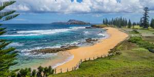 Cemetery Bay on Norfolk Island.