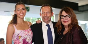 Tony Abbott's daughter living in coronavirus epicentre