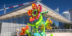 Yayoi Kusama’s Flowers that Bloom in the Cosmos,commissioned for Sydney Modern.