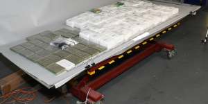 Sixty-nine kilograms of drugs seized by police from the Notorious Crime Family.
