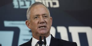 Benny Gantz,Israel’s defence minister.