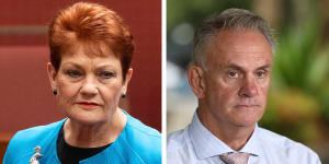 One Nation leader Pauline Hanson forcibly removed Mark Latham as the party’s parliamentary leader earlier in August.