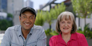 Matt Okine (left) and Denise Scott (right) will star in the Mother and Son reboot for the ABC.
