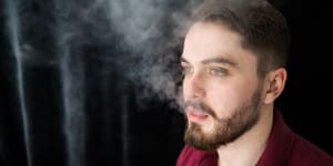 Callan Strickleton switched from smoking cigarettes to vaping and wants it to be legal. 
