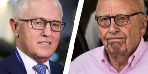 Former PM Malcolm Turnbull blames media tycoon Rupert Murdoch for the decline of democracy in the US.