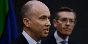 NSW Treasurer Matt Kean and Premier Dominic Perrottet.