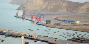 China is deeply invested in the Pakistani port of Gwadar.