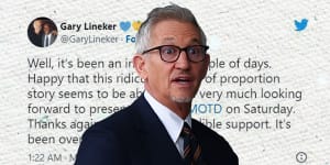Gary Lineker’s red card from the BBC exposes a shameful contradiction