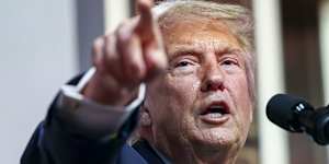 US President Donald Trump