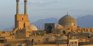 The ancient city of Yazd in Iran,where travelling is easiest with a guided tour.