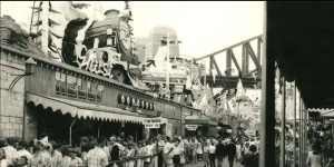 ONE USE ONLY PRINT AND ONLINE The Ghost Train was a popular ride at Sydney's Luna Park - photo taken prior to the June 1979 fire which claimed the lives of seven people. MUST CREDIT:STANTON LIBRARYÂ 