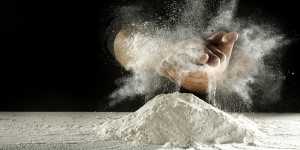 Fresh flour smells like it is alive says baker James Partington of Staple Bread&Necessities.