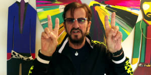 ‘Peace and love Australia’:Ringo Starr pays tribute to Aussie rock icon at music awards