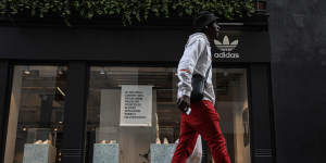 Adidas said it was expecting a $US247 million hit to net income this year due to the breakup