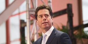 AFL CEO Gillon McLachlan said this week that betting advertising at AFL venues had struck"the right balance".