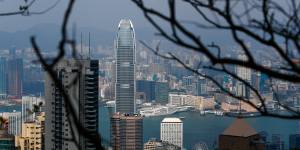Hong Kong’s central business district has struggled since COVID-19. 