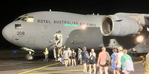 Overnight,148 Australian citizens returned home on the two RAAF aircraft that delivered vital assistance to Vanuatu.