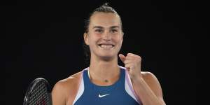 Aryna Sabalenka is into her first Australian Open final,though she is unable to compete under the Belarusian flag.