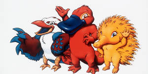 Olly,Syd and Millie,the official Sydney 2000 mascots,didn't do it for Roy and HG.