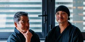 Chef Hirofumi Kano and owner Hirofumi Fujita at Besuto.