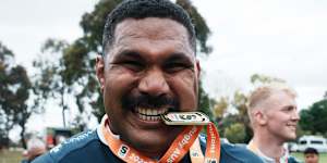 Apolosi Ranawai playing for NSW in Super Rugby AUS in 2025