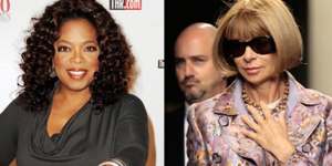 Strings attached ... Oprah Winfrey and Anna Wintour.