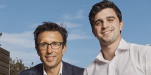 Afterpay founders Anthony Eisen and Nicholas Molnar.