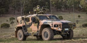 The Hawkei has significant advantages over other vehicles,including the fact it can be transported by helicopter directly to the battlefield. 