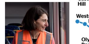 The Berejiklian government is banking on the Sydney Metro project.