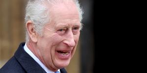King Charles,in bid to reassure shaken public,attends Easter service