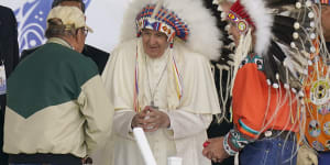 ‘I ask forgiveness’:Pope apologises for ‘deplorable evil’ of Canadian indigenous schools