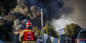 Burning factory had three times as many chemicals as allowed,EPA says