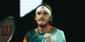 Tsitsipas grinds his way to five-set win,Medvedev wins long and tough fight against Cressy