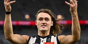 Star defender Darcy Moore has been named Collingwood captain.