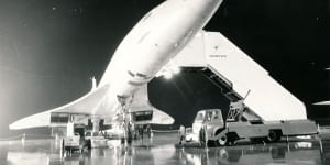 Concorde’s 002 prototype in Melbourne in 1972.