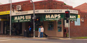 Map Centre Parramatta as it was (top) and (below) as it is now.