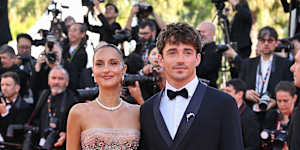 Charles Leclerc and Alexandra Leclerc.