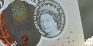 The new £10 note,featuring Jane Austen.