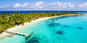 Freakishly scenic … Cocos Keeling Islands.