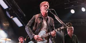Queens of the Stone Age perform at the Sidney Myer Music Bowl on February 19.
