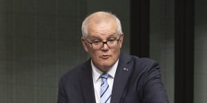 Scott Morrison references Bible verses during his valedictory speech in February.