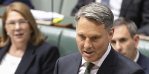 Defence Minister Richard Marles was on Monday asked if he had “taken his golf clubs” on any VIP flights.