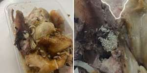 Maggot-infested meals allegedly served at the Genex Pumped Storage Hydro Project at Kidston on January 10.