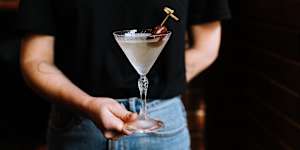 Several cocktails feature local spirits.