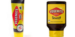 Traveller readers want the Vegemite tube (left) brought back,saying the squeeze bottle is not an adequate replacement. 