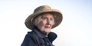 Anne Davie on her property at Ventnor in Phillip Island. 