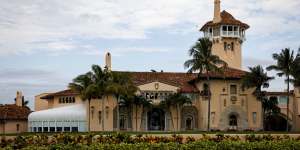 Mar-A-Lago,Donald Trump’s estate in Palm Beach,Florida,where Elon Musk has been using one of the cottages.